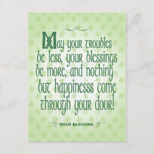 Irish Blessing Briefkaart