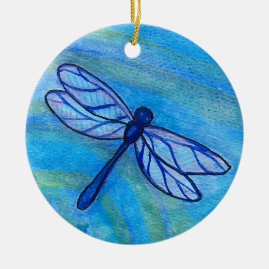 Irish Blessing Dragonfly Quote Ceramic Ornament (Voorkant)