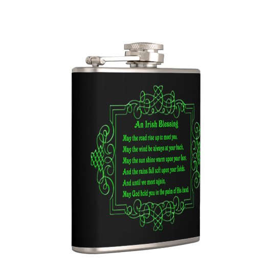 Irish Blessing Flask Heupfles (Rechts)