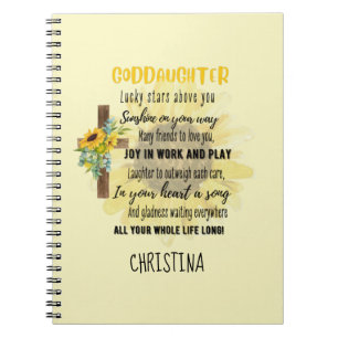 Irish Blessing for Goddochter Teen of Child Named Notitieboek