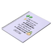 Irish Blessing for Goddochter Teen of Child Named Notitieboek (Linkerzijde)