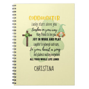 Irish Blessing for Goddochter Teen of Child Named Notitieboek