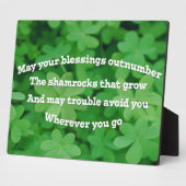 Irish Blessing Fotoplaat (Zijkant)