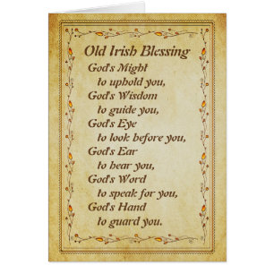 Irish Blessing, God's Wisdom om je Kaart te leiden