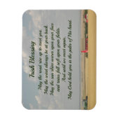 Irish Blessing Golden Wheat Fields Foto Magneet (Verticaal)