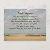 Irish Blessing Gouden Tarwevelden Briefkaart (Voorkant)