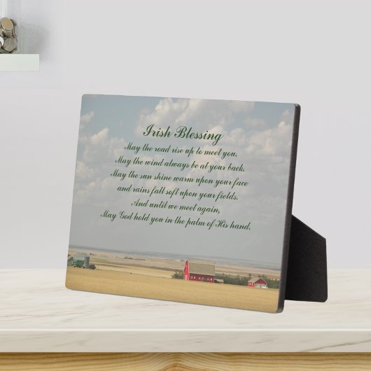 Irish Blessing Gouden Tarwevelden Fotoplaat