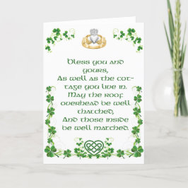 Irish Blessing Kaart uit Ierland Optie 4