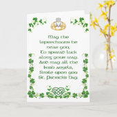 Irish Blessing Kaart uit Ierland Optie 6 (Gele Bloem)