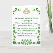 Irish Blessing Kaart uit Ierland Optie 7
