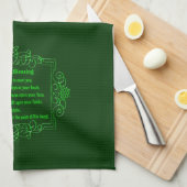 Irish Blessing Keuken Handdoek (Quarter Fold)