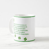 Irish Blessing Koffiemok (Voorkant links)