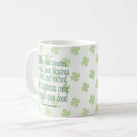 Irish Blessing Koffiemok (Voorkant links)