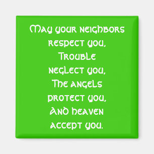 Irish Blessing Magnet Magneet