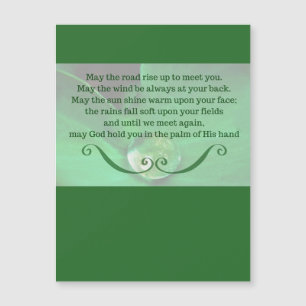Irish Blessing Magnetic Briefkaart