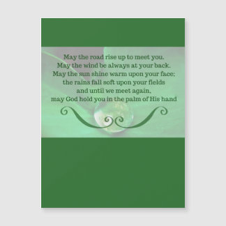 Irish Blessing Magnetic Briefkaart