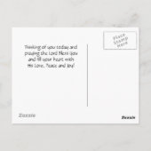 Irish Blessing, Moge de weg omhoog om u te ontmoet Briefkaart (Achterkant)