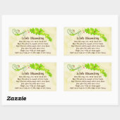 Irish Blessing, Moge de weg omhoog om u te ontmoet Rechthoekige Sticker (Vel)