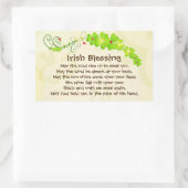 Irish Blessing, Moge de weg omhoog om u te ontmoet Rechthoekige Sticker (Tas)