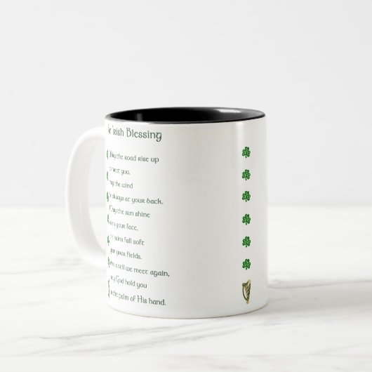 Irish Blessing Mok (Voorkant links)