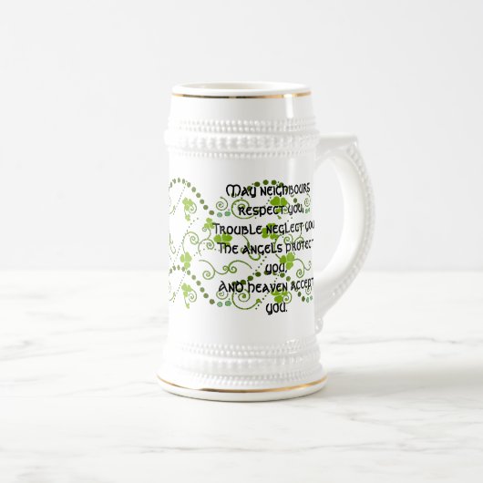 Irish Blessing Mok-May buren respecteren je Bierpul (Voorkant rechts)