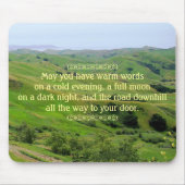 Irish Blessing Mousepad Muismat (Voorkant)