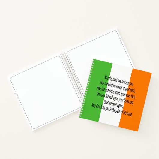 Irish Blessing Notitieboek (Binnen)