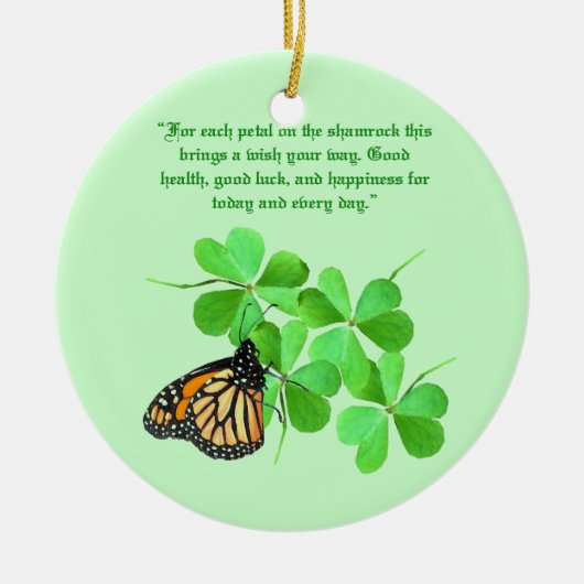 Irish Blessing Ornament (Voorkant)