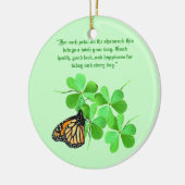 Irish Blessing Ornament (Links)