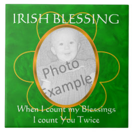 Irish Blessing-Photo Lijst-"Wanneer ik mijn naad t Tegeltje