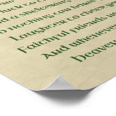 Irish Blessing Poster (Hoek)