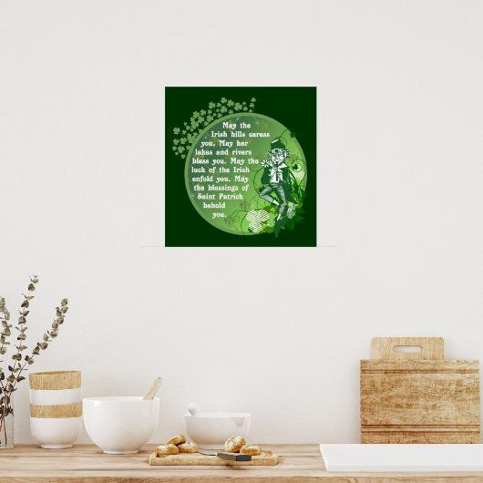 Irish Blessing Poster 25,00 $ (Cuisine)