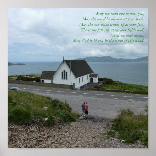 Irish Blessing Poster - County Kerry (Voorkant)