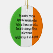 Irish Blessing Prayer Keramisch Ornament (Rechts)