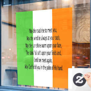 Irish Blessing Raamsticker