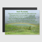 Irish Blessing Rainbow Photo Carte magnétique (Devant / Derrière)