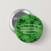 Irish Blessing Ronde Button 5,7 Cm (Voorkant /achterkant)