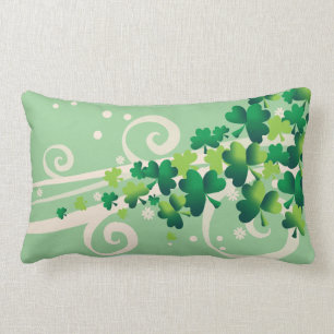 Irish Blessing Shamrock Pillow Kussen