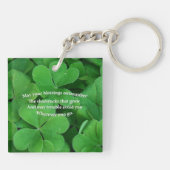 Irish Blessing Sleutelhanger (Achterkant)
