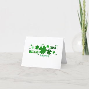 Irish Blessing St. Patrick's Day Kaart