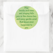 Irish Blessing stickers (Tas)