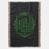 Irish Blessing Throw Blanket Deken (Voorkant Verticaal)