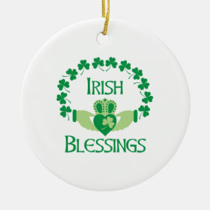 Irish Blessings Keramisch Ornament