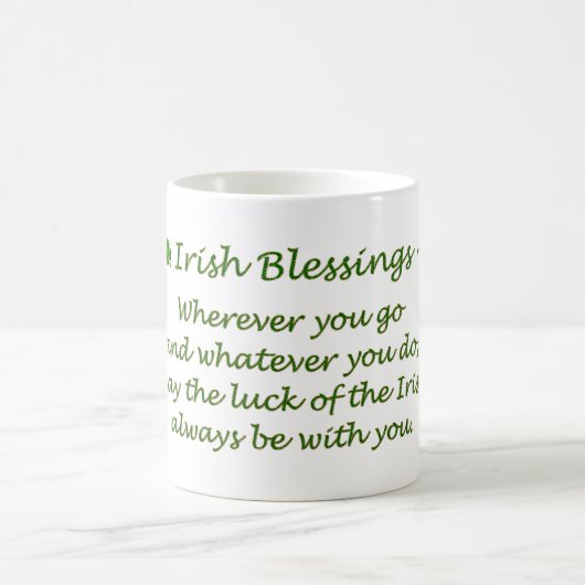 Irish Blessings - Mug de café (Centre)