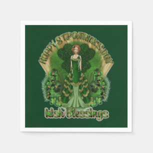 Irish Blessings St Patrick's Day Napkins Servetten