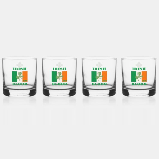 Irish Blood Whiskey Glass Set Whisky Glas (Voorkant)