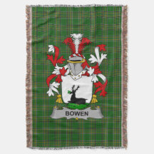 Irish Bowen Coat of Arms Family Crest Ireland