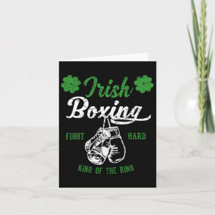Irish Boxing  - Irish Boxing Fan T-shirt Kaart
