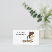 Irish Boy Fairy On Mushroom Carte de visite (Debout devant)