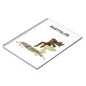 Irish Boy Fairy On Mushroom Spiral Photo Carnet (Côté gauche)